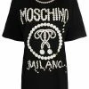 Moschino pearl-embellished short-sleeve T-shirt