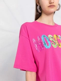 Moschino 3D logo-print T-shirt