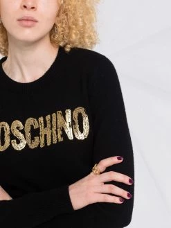 Moschino 3D logo-print jumper