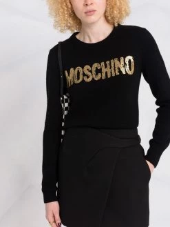 Moschino 3D logo-print jumper