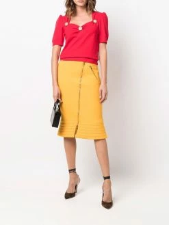 Moschino Pearls detail knitted pullover