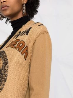 Moschino Potato Field long cardigan