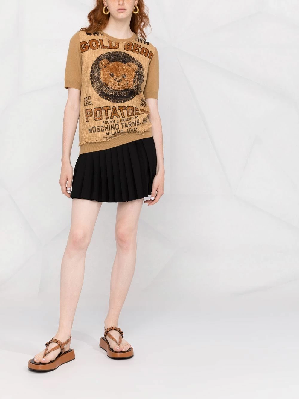 Budget ๐ Moschino Potato Field knitted top โจ 4 Moschino Potato Field knitted top