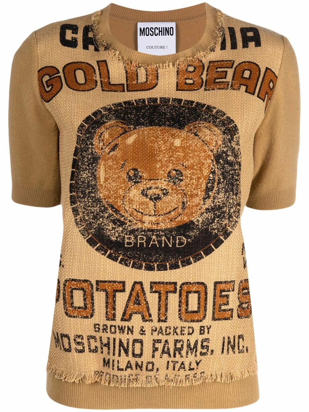 Budget ๐ Moschino Potato Field knitted top โจ 3 Moschino Potato Field knitted top