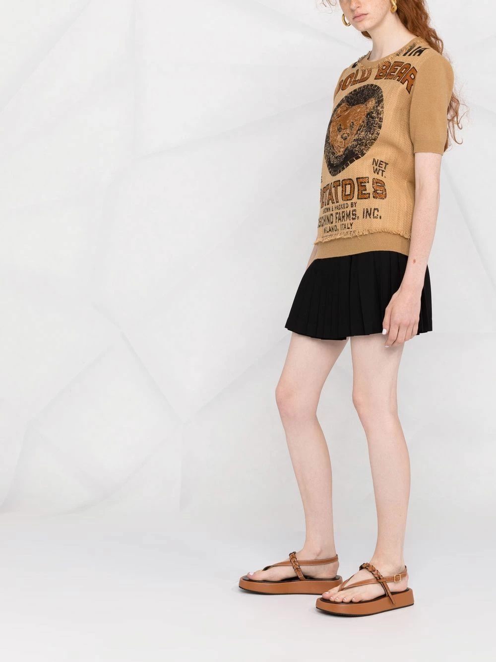 Budget ๐ Moschino Potato Field knitted top โจ 8 Moschino Potato Field knitted top