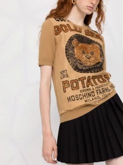 Budget ๐ Moschino Potato Field knitted top โจ 10 Moschino Potato Field knitted top