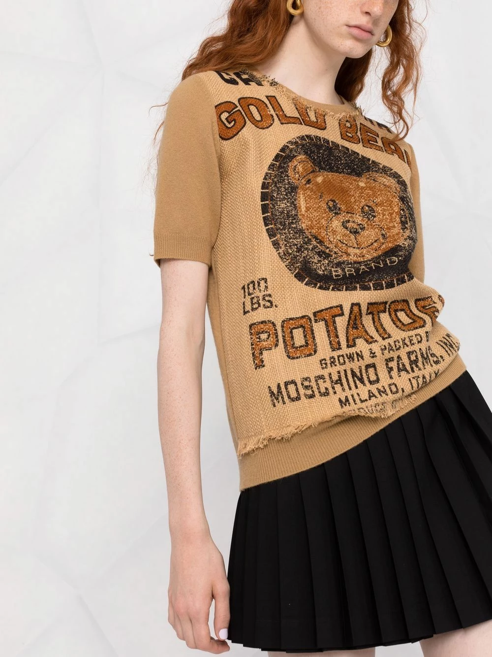 Budget ๐ Moschino Potato Field knitted top โจ 5 Moschino Potato Field knitted top