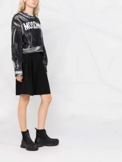 Flash Sale ๐ Moschino Brushstroke print logo sweatshirt ๐ 13 Moschino brushstroke-print logo sweatshirt