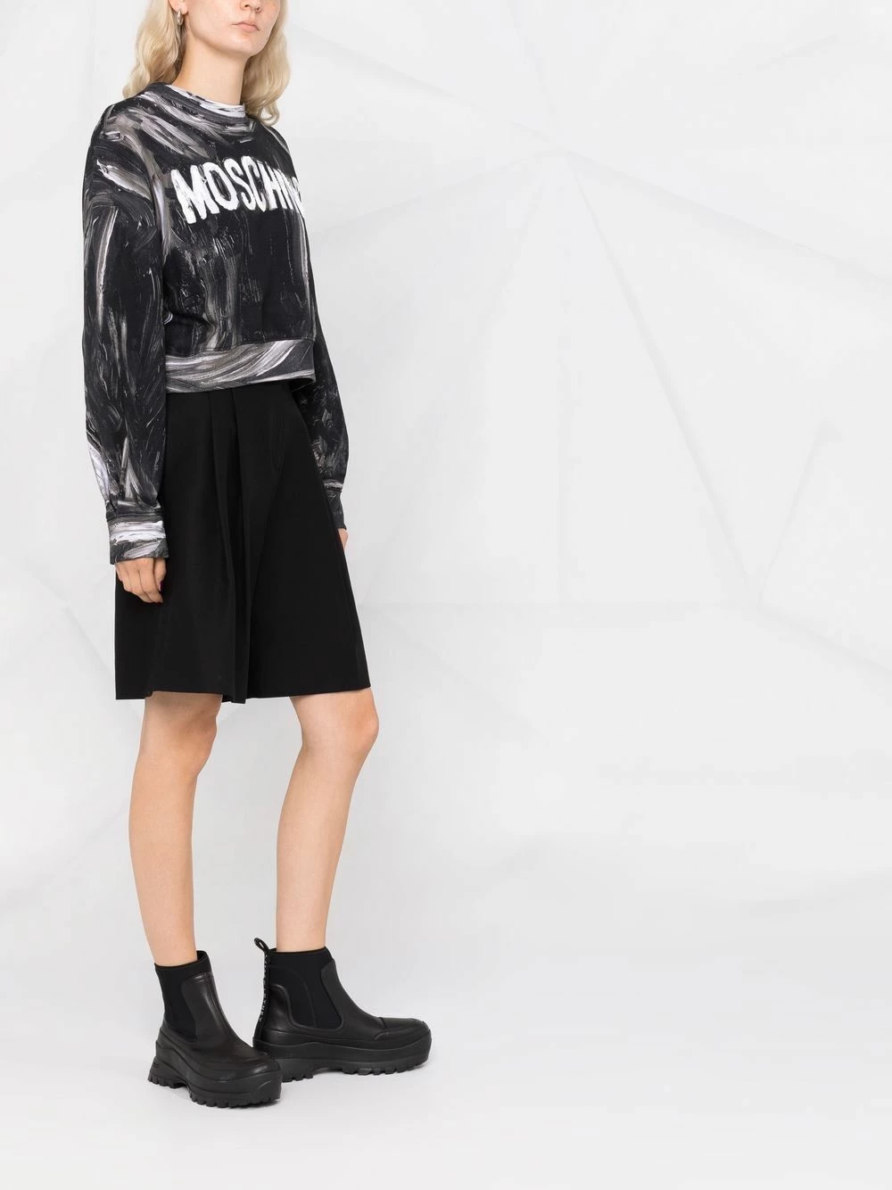 Flash Sale ๐ Moschino Brushstroke print logo sweatshirt ๐ 8 Moschino brushstroke-print logo sweatshirt