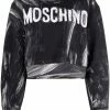 Moschino brushstroke-print logo sweatshirt