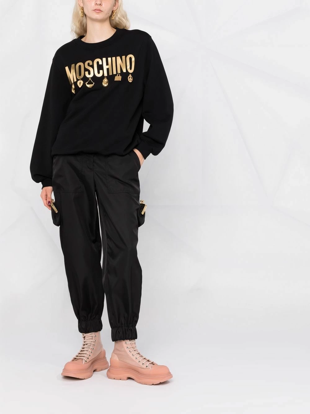 Cheap ๐ Moschino Iconic charm logo sweatshirt ๐ 4 Moschino Iconic charm logo sweatshirt