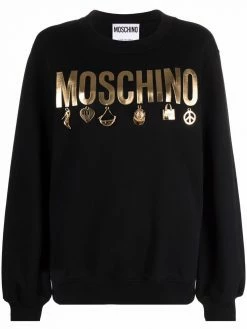 Moschino Iconic charm logo sweatshirt