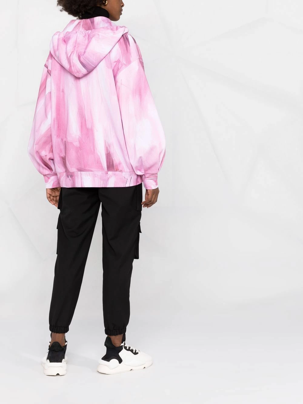 Wholesale ๐คฉ Moschino Brushstroke print zip up hoodie ๐ฅฐ 8 Moschino brushstroke-print zip-up hoodie