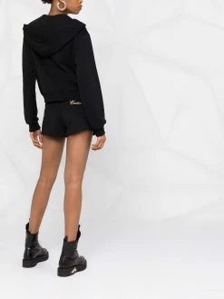 Moschino purse-pockets cotton track shorts