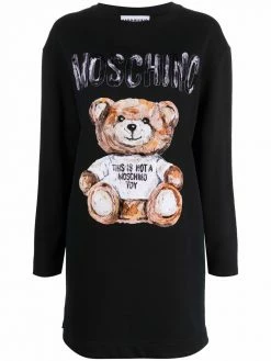 Moschino Teddy Bear-print mini dress