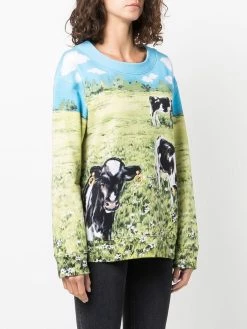 Moschino Farm print sweatshirt