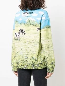 Moschino Farm print sweatshirt