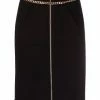 Moschino Iconic chain-trim pencil skirt