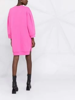 Moschino purse detail sweatshirt dress