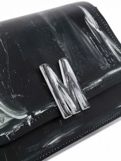 Moschino painterly-print shoulder bag