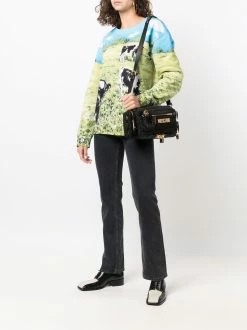 Moschino multi-pocket shoulder bag