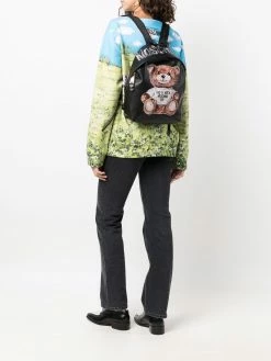 Moschino teddy bear print backpack