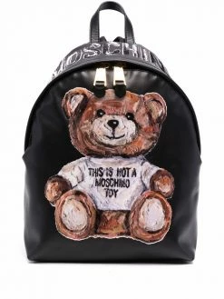 Moschino teddy bear print backpack