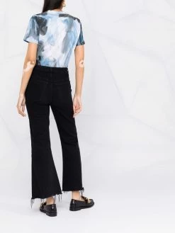 Moschino brushstroke logo-print T-shirt