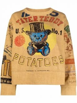 Moschino Potato Field print sweatshirt