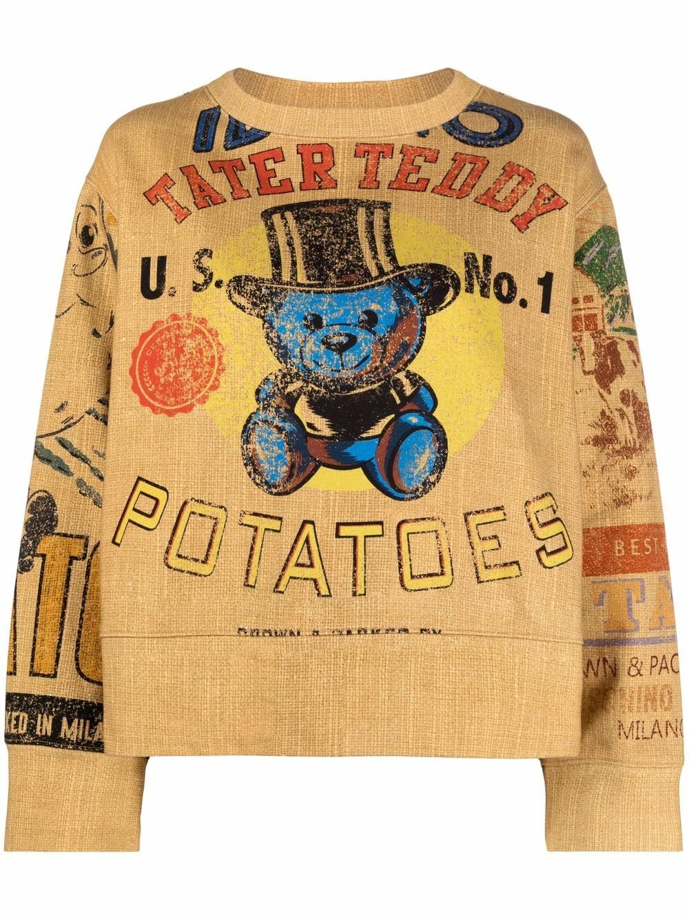 Best reviews of ๐ Moschino Potato Field print sweatshirt ๐ 3 Moschino Potato Field print sweatshirt