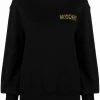 Moschino logo-print puff-sleeve sweatshirt