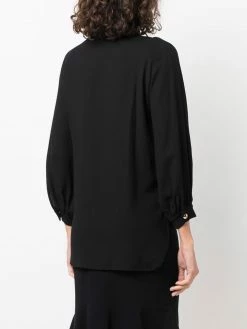 Moschino pussy-bow button-up shirt