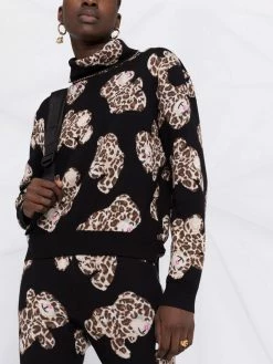 Wholesale ๐ฅ Moschino Leo Teddy intarsia roll neck jumper โ๏ธ 12 Moschino Leo Teddy intarsia roll-neck jumper