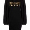 Moschino charms motif logo-print hoodie dress
