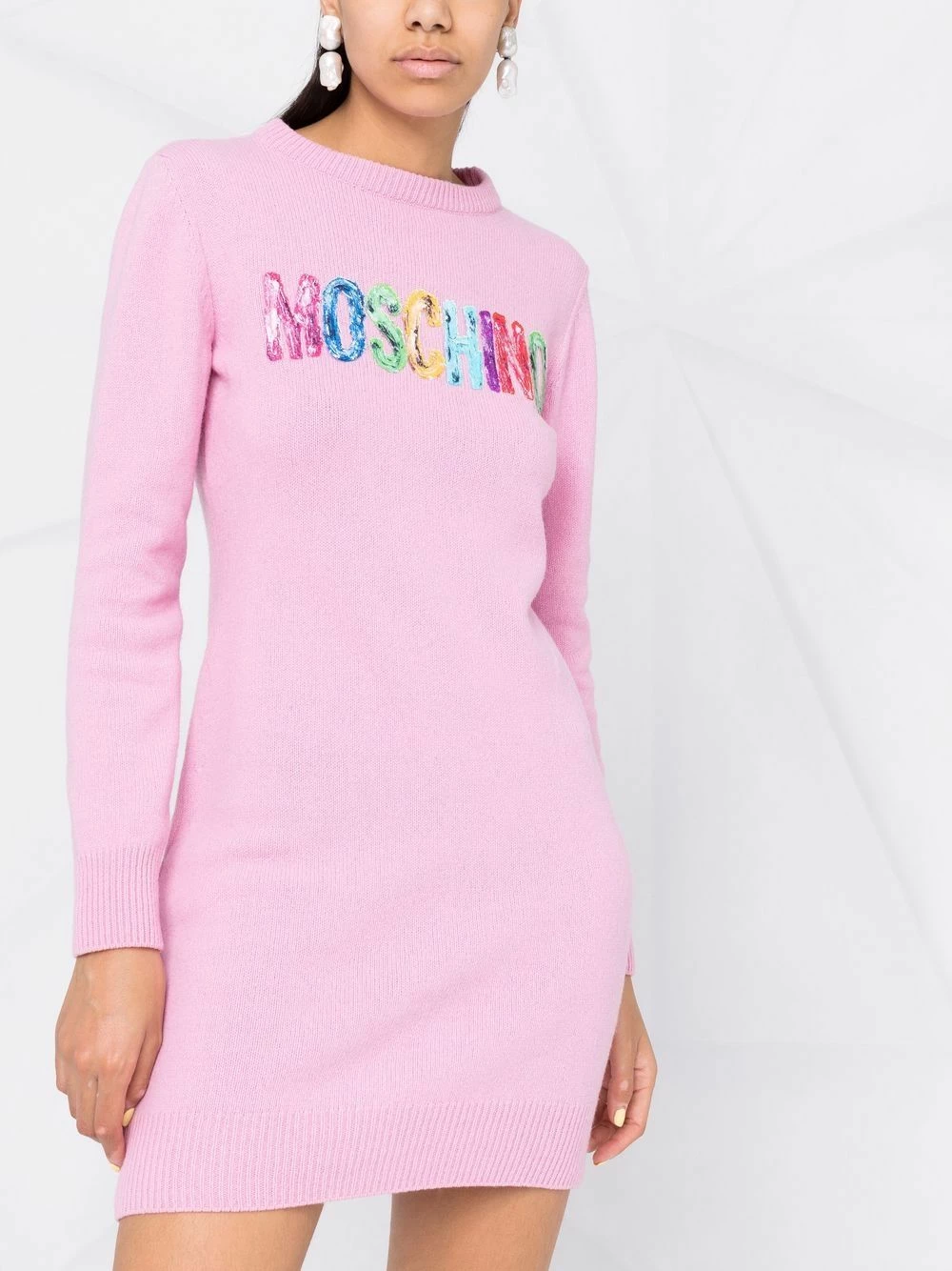 Best reviews of ๐ฅฐ Moschino Logo print knitted ๐ dress ๐ฏ 7 Moschino logo-print knitted dress