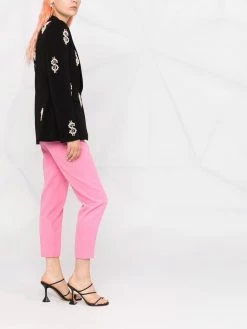 Cheapest ๐ Moschino Dollar sign pearl embellished blazer ๐งจ 13 Moschino dollar sign pearl-embellished blazer