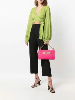 Moschino logo-letter multi-strap bag