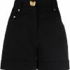 Moschino high-waisted teddy-button shorts