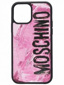 Moschino logo-print iPhone 12/12 Pro