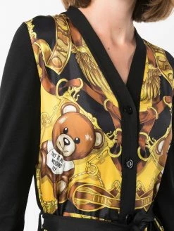 New โ๏ธ Moschino Teddy bear print tie fastening ๐ dress ๐ 11 Moschino teddy bear-print tie-fastening dress
