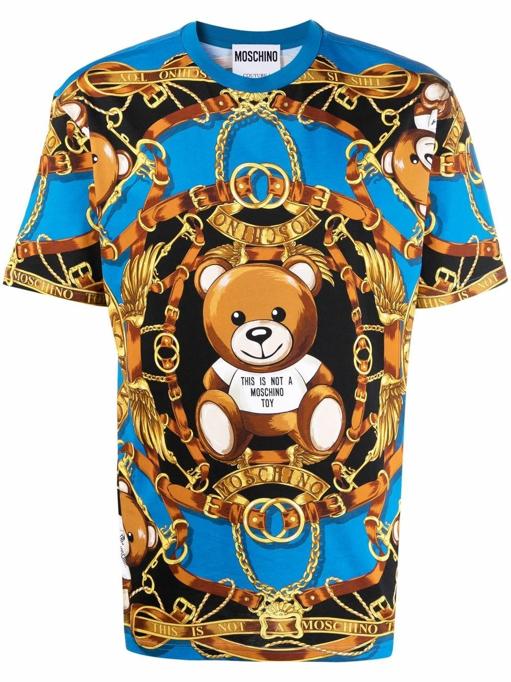 Top 10 โญ Moschino Teddy short sleeve printed T ๐ shirt ๐ 3 Moschino Teddy short-sleeve printed T-shirt