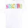Moschino paint-effect logo-print short-sleeve T-shirt