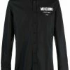 Moschino logo-print cotton shirt