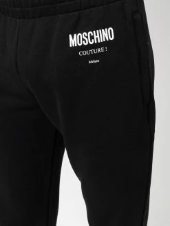 Wholesale ๐ฅ Moschino Logo print slim cut track pants โค๏ธ 11 Moschino logo-print slim-cut track pants