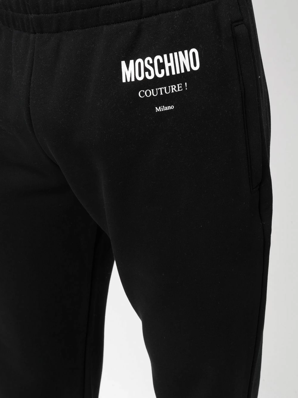 Wholesale ๐ฅ Moschino Logo print slim cut track pants โค๏ธ 7 Moschino logo-print slim-cut track pants
