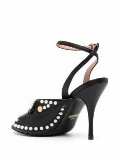 Moschino 70mm biker-jacket sandals