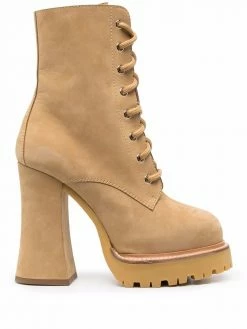 Moschino 130mm lace-up ankle boots