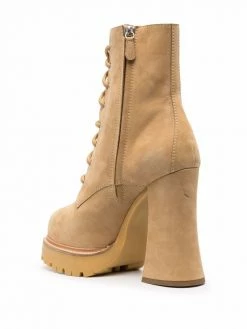 Moschino 130mm lace-up ankle boots