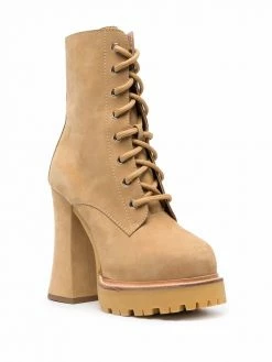 Moschino 130mm lace-up ankle boots