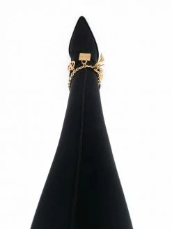 Moschino Icon charm 100mm above-knee boots